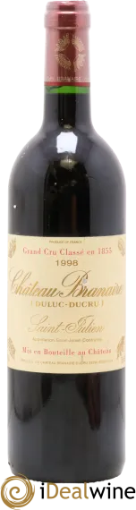 vue du vin Château Branaire Ducru 2010