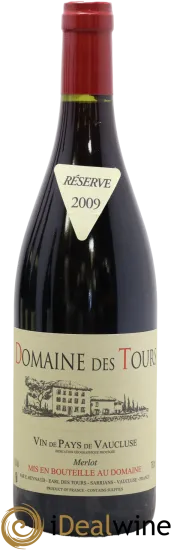 photo du vin Domaine des Tours Merlot