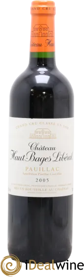 photo du vin Château Haut-Bages Libéral