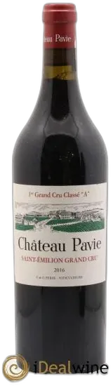 vue du vin Chateau Pavie