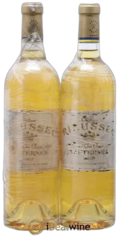 vue du vin Château Rieussec