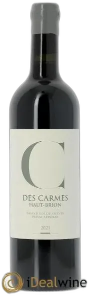photo du vin Château les Carmes Haut-Brion