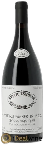 capture du vin Gevrey-Chambertin 1er Cru Clos Saint Jacques