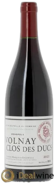 aperçu du vin Volnay 1er Cru Clos des Ducs