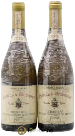 photo du vin Châteauneuf-du-Pape Château de Beaucastel Vieilles Vignes Roussanne Famille Perrin