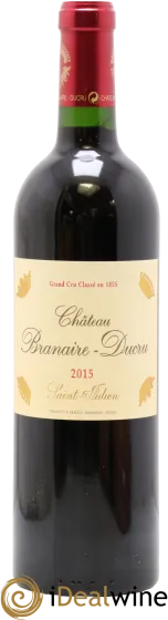 vue du vin Château Branaire Ducru 2010