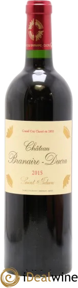 vue du vin Château Branaire Ducru 2010