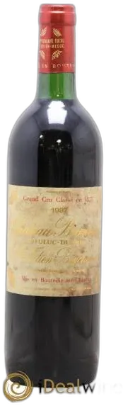 vue du vin Château Branaire Ducru 2010