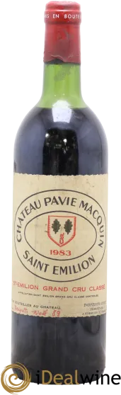 photo du vin Château Pavie Macquin