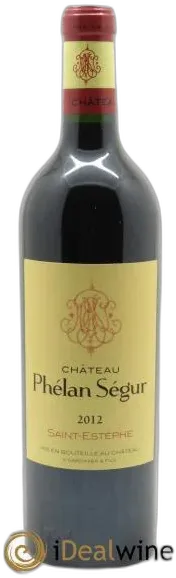 photo du vin Chateau Phelan Segur