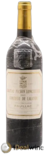 aperçu du vin Château Pichon Longueville Comtesse de Lalande