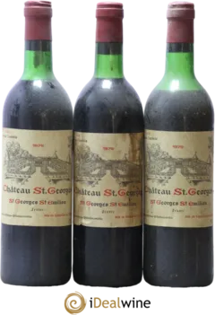 photo du vin Château Saint Georges Côte Pavie