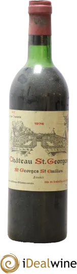 photo du vin Château Saint Georges Côte Pavie