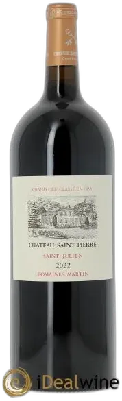 aperçu du vin Saint Pierre