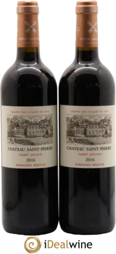 aperçu du vin Saint Pierre