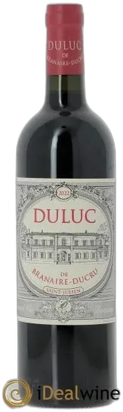 image du vin Duluc de Branaire-Ducru