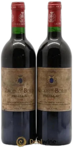 photo du vin Lacoste Borie