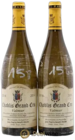 vue du vin Chablis Grand Cru Valmur