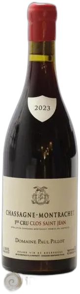 illustration du vin Domaine Paul Pillot, Chassagne-Montrachet Premier Cru, Clos Saint-Jean