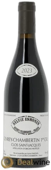 capture du vin Gevrey-Chambertin 1er Cru Clos Saint Jacques