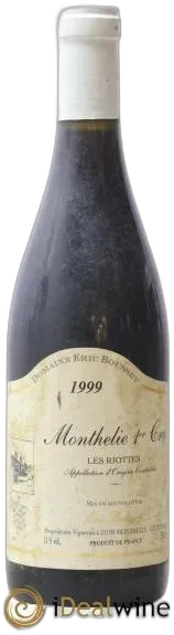 vue du vin Monthélie 1er Cru les Riottes