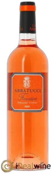 vue du vin Domaine Comte Abbatucci Faustine Vieilles Vignes Rosé