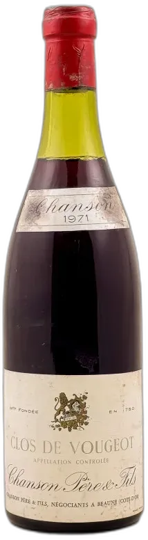 photos du vin Chanson Clos Vougeot
