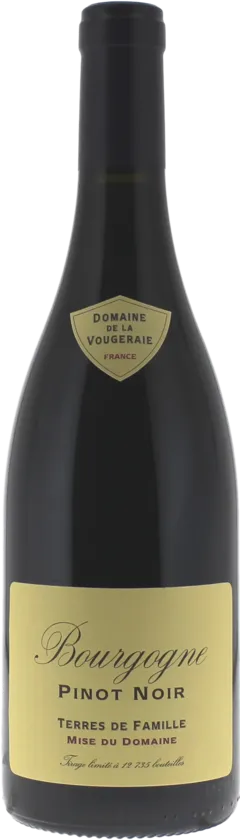 photo du vin Bourgogne Pinot Noir Domaine de la Vougeraie