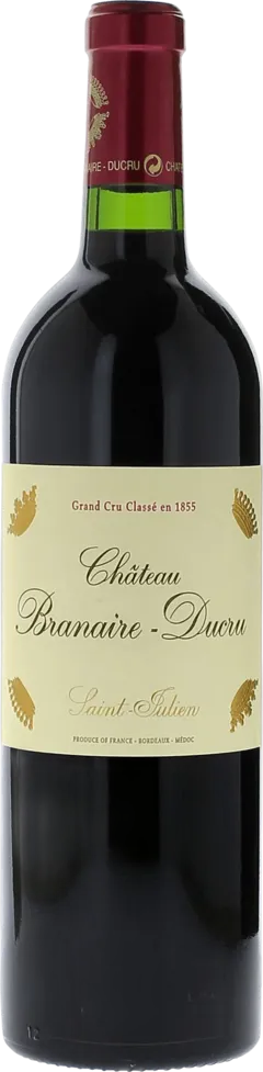 vue du vin Château Branaire Ducru 2010