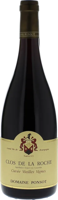 vue du vin Domaine Ponsot Grand Cru Vieilles Vignes