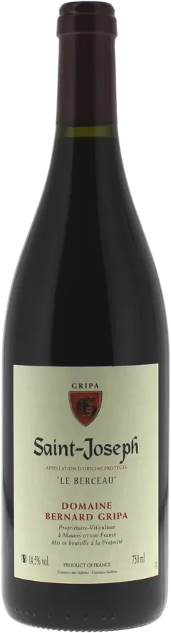 image du vin Domaine Bernard Gripa "le Berceau" Saint-Joseph Rouge