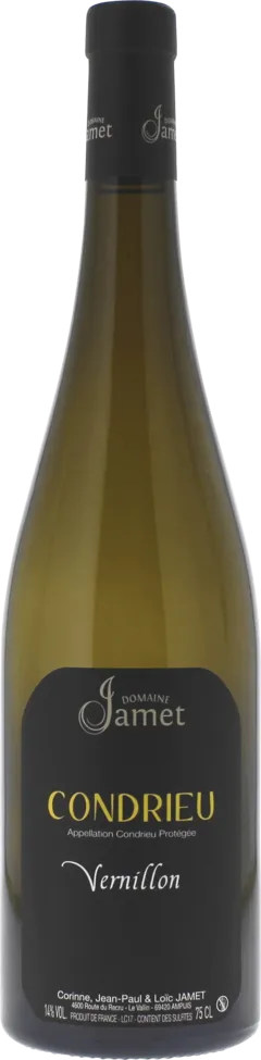 image du vin Condrieu Vernillon Blanc 2020 Domaine Jamet