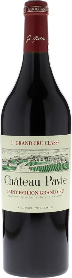 vue du vin Chateau Pavie