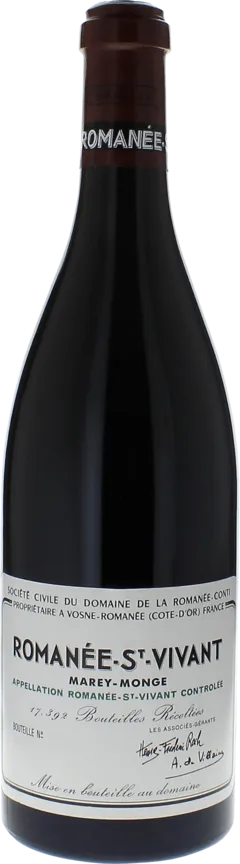 photo du vin Domaine de la Romanee Conti Romanée Saint Vivant Grand Cru