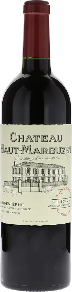 image du vin Château Haut Marbuzet