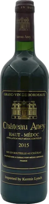 vue du vin Château Aney Haut-Médoc