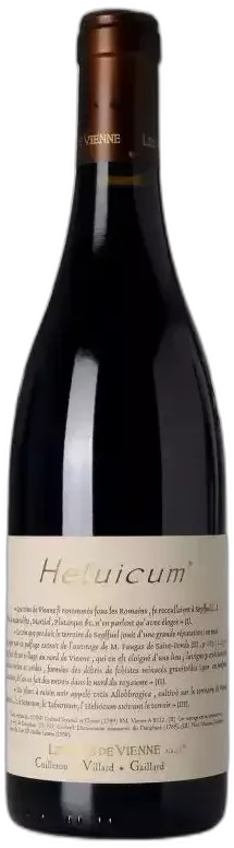 illustration du vin les Vins de Vienne "Heluicum" Syrah Igp Collines Rhodaniennes Rouge