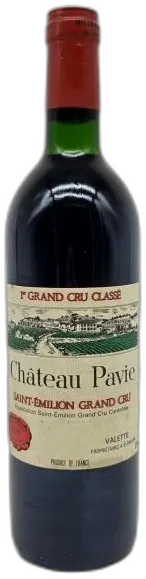 vue du vin Chateau Pavie