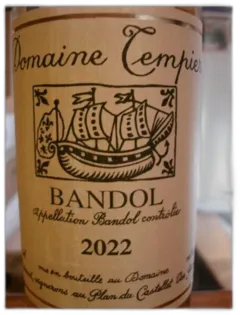 photos du vin Bandol Blanc Domaine Tempier