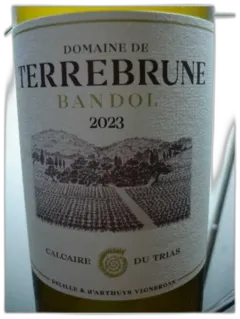 photo du vin Domaine de Terrebrune Bandol Aop 2022 Blanc
