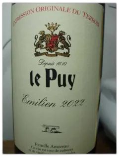 image du vin Emilien le Puy Rouge