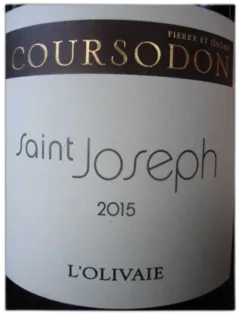 illustration du vin Domaine Coursodon "l'Olivaie" Saint-Joseph Rouge