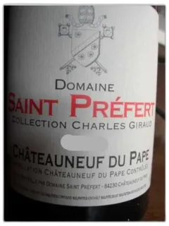 photo du vin Saint Prefert Charles Giraud