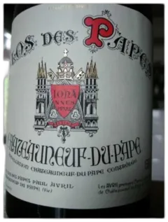 photo du vin Clos des Papes