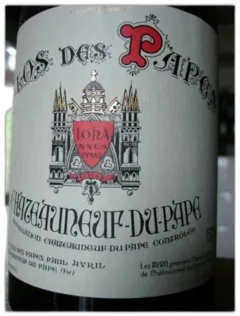 photo du vin Clos des Papes