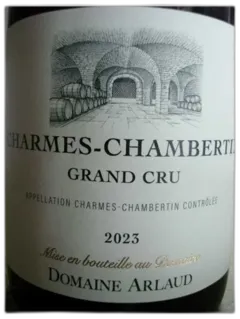 photo du vin Charmes-Chambertin Grand Cru Arlaud