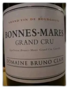 vue du vin Bonnes-Mares Grand Cru Bruno Clair