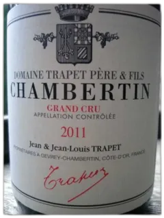 illustration du vin Chambertin Grand Cru Domaine Trapet Père et Fils
