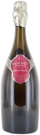 vue du vin Champagne Grande Réserve Gosset
