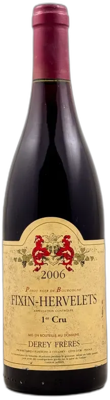 capture du vin Aoc Fixin 1er Cru les Hervelets Domaine Derey